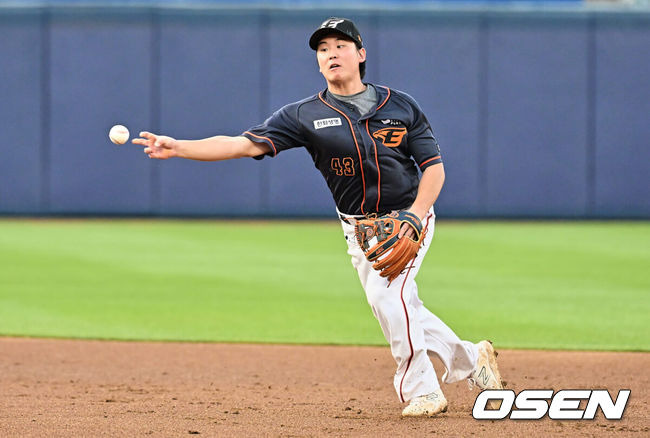 [OSEN=이석우 기자] 한화 정은원. 2023.07.01 / foto0307@osen.co.kr