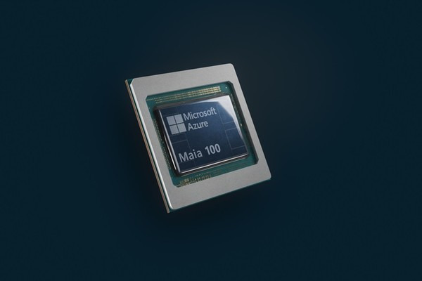 ▲MS의 차세대 AI GPU 시리즈인 '애저'의 첫 모델 '마이아100.' ⓒMicrosoft