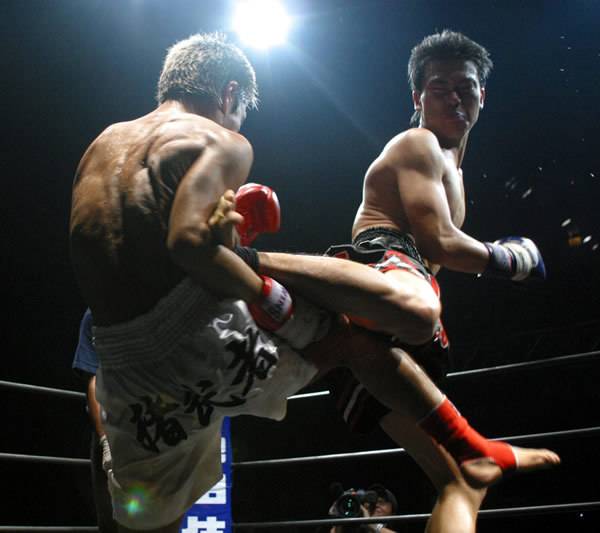 ▲ 남일 관장의 전성기 경기 장면. ⓒ남일 관장 제공