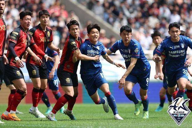 올 시즌 마지막 슈퍼매치 앞두고 있는 FC서울과 수원삼성. ⓒ 한국프로축구연맹