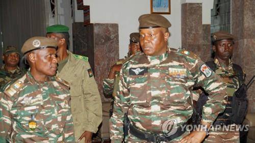 니제르 군정 수장 압두라흐마네 티아니 [로이터 연합뉴스 자료사진. 재판매 및 DB 금지]