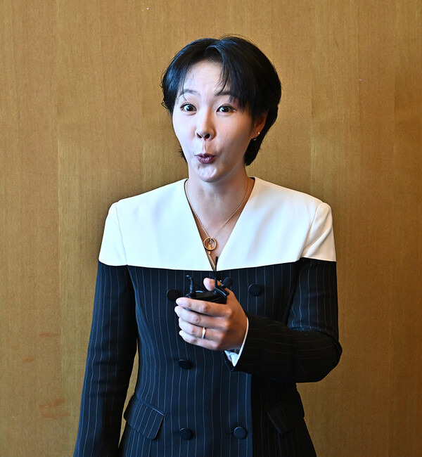 한국여자프로골프(KLPGA) 투어 '2023 KLPGA 대상 시상식'에 참석한 박지영 프로의 모습이다. 사진제공=KLPGA