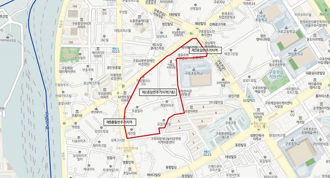 구로동 모아타운 대상지 위치도. /사진제공=서울시