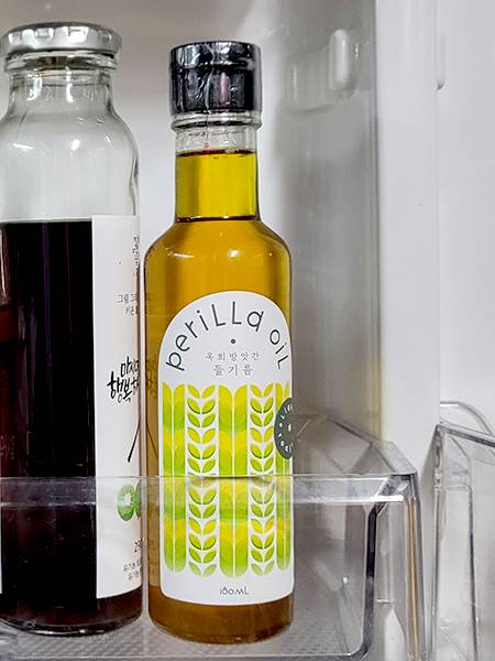 들기름은 냉장고에 보관하는게 좋다.