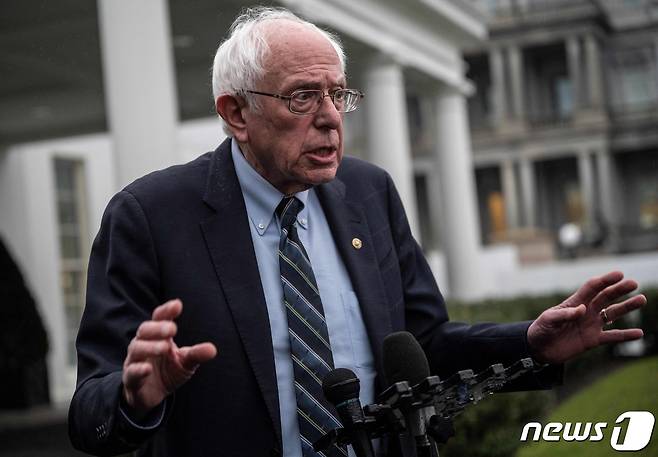 버니 샌더스 미 상원의원. 2023.1.25. ⓒ AFP=뉴스1 ⓒ News1 김성식 기자