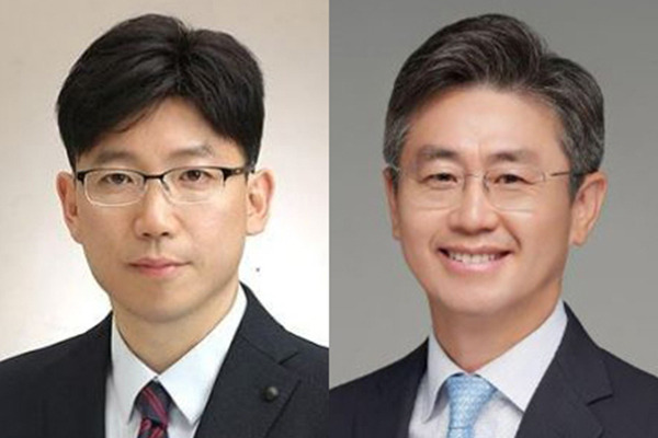 Yong Seok-woo, left, and Kim Won-kyung [Courtesy of Samsung Electronics]