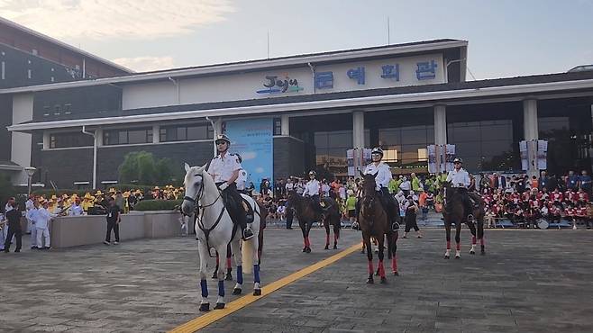 제주도 자치경찰기마대 [제주도 자치경차단 제공. 재판매 및 DB 금지]