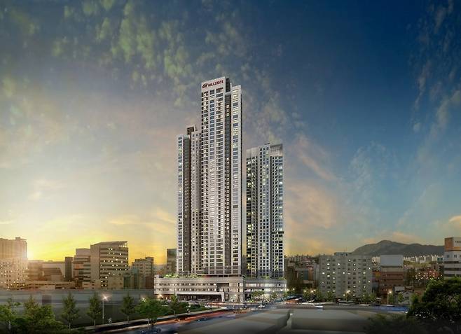 대전광역시 동구 일원에 위치한 주상복합 아파트 ‘힐스테이트 가양 더와이즈’|현대건설 제공