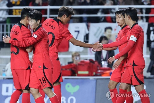 클린스만 감독이 이끄는 한국 축구 대표팀 [연합뉴스]