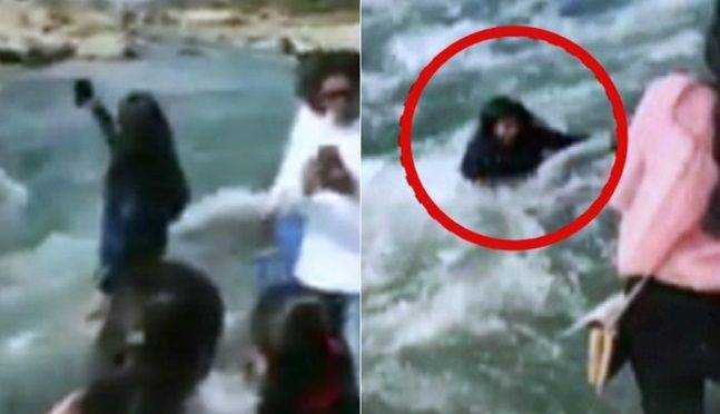 지난 2021년 인도 동부 오디샤주의 한 유명 관광지의 폭포에서 셀카를 찍던 여성이 추락해 사고가 발생했다.  SNS