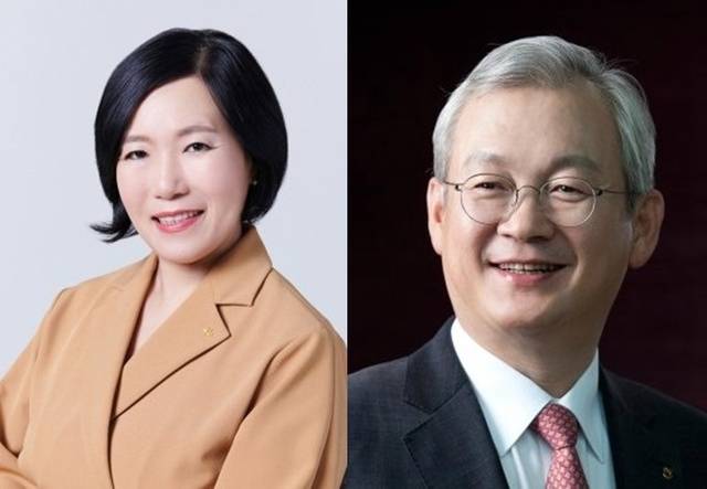 박정림 KB증권 대표이사 사장(왼쪽)과 정영채 NH투자증권 대표이사 사장은 지난 11월 29일 금융위원회의 라임·옵티머스 사태에 따른 CEO 제제에서 중징계가 확정됐다. /KB증권, NH투자증권