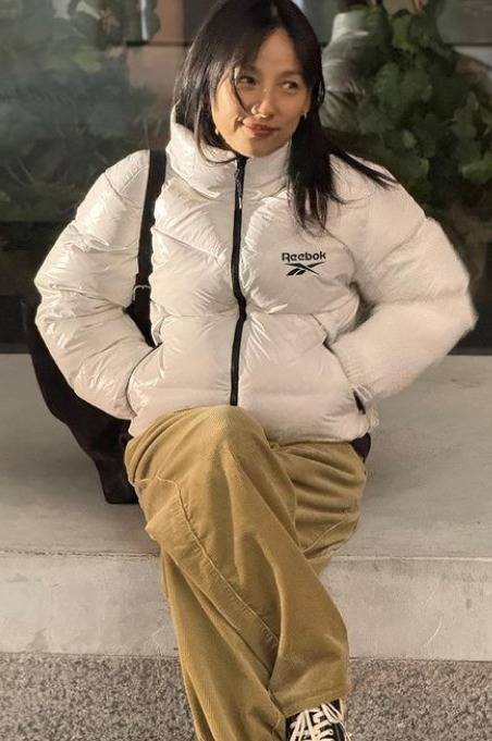 리복 숏패딩 입은 이효리 [이효리 에스엔에스]