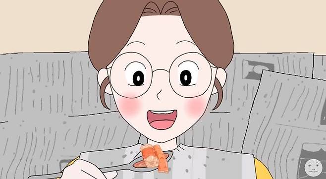 [서울=뉴시스] 지난 22일 올라온 유튜브 총몇명의 '퇴근후 혼밥러' 시리즈의 한 콘텐츠 장면이다. = '퇴근 후 혼밥러 - 소곱창 대창 구이 & 곱창전골 편' 유튜브 캡처)2023.11.29 *재판매 및 DB 금지