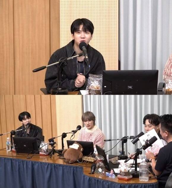 그룹 인피니트 멤버 남우현이 5일 SBS 파워FM '두시탈출 컬투쇼'에 출연했다. /방송 화면 캡처