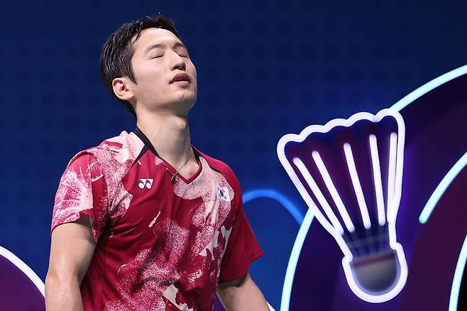 지난 10월 항저우 아시안게임 남자 복식 결승전에 출전한 배드민턴 국가대표 최솔규. /뉴스1