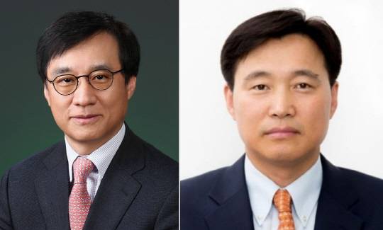 김철주(왼쪽) 생명보험협회 신임 회장, 이병래 손해보험협회장 내정자.