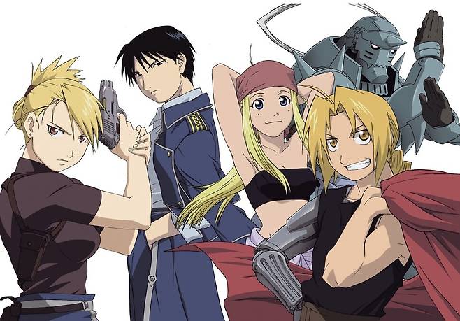 잘 만든 이야기는 주인공 아닌 다른 등장인물의 시점에서 본 이야기가 가능해진다. 일본 애니메이션 <강철의 연금술사>도 다수의 등장인물을 ‘사람’으로 구축하는 데 성공한 이야기 가운데 하나다. 한겨레 자료