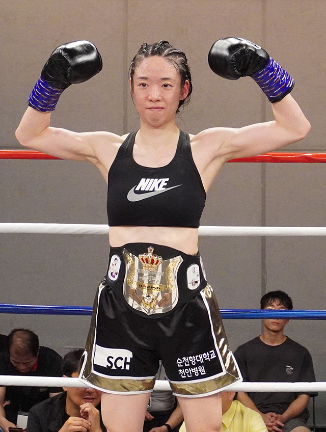 서려경은 순천향대학교 부속 천안병원 소아청소년과 의사다. 사진=사단법인 한국복싱커미션 제공