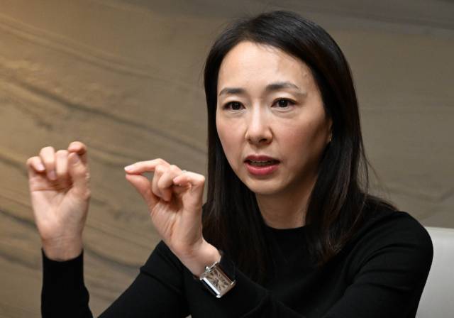 최현정 SCK컴퍼니 식음개발담당이 5일 서울 중구 스타벅스코리아 본사에서 서울경제신문과 인터뷰를 하고 있다. 성형주 기자