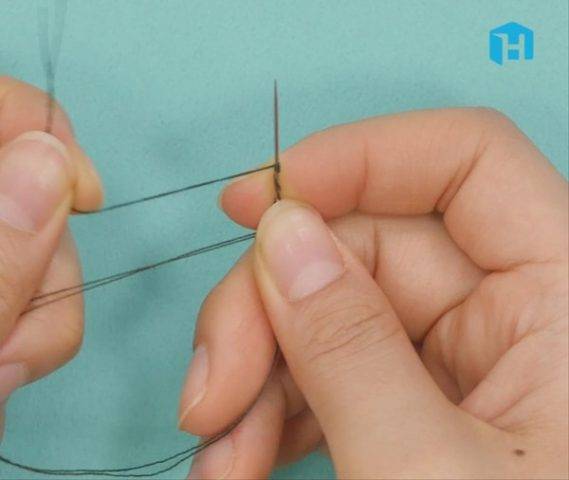 바느질 할 때 시작매듭, 마무리매듭 짓는 방법