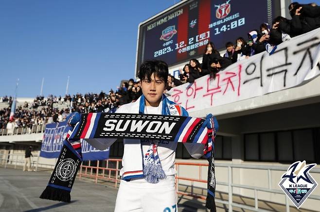 ▲ 수원삼성 김주찬 ⓒ한국프로축구연맹