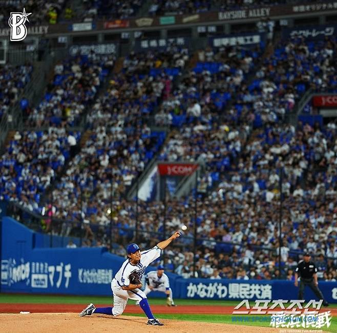 이마나가는 올시즌 일본프로야구 양 리그 탈삼진 2위다. 사진캠처=요코하마 베이스타즈 SNS