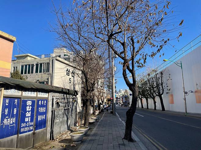 부천시 '소사역롯데캐슬더뉴엘' 공사현장 인근 건물들. /오은선기자