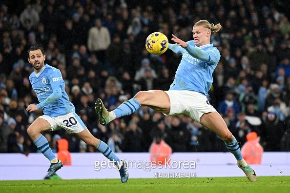 맨시티 홀란. 사진=게티이미지
