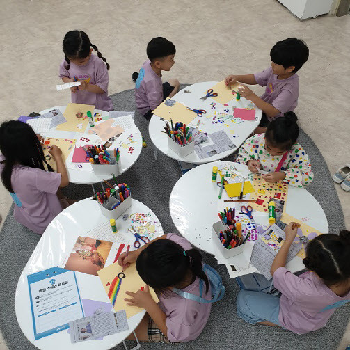 작품 연계 상시 체험 전경(사진=수원시립미술관).