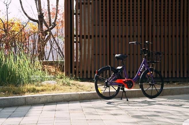 수원시 공유자전거 타조