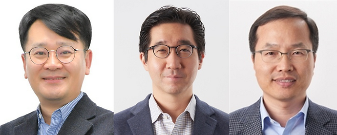 (왼쪽부터)삼성SDI 김윤창 부사장, 김상균 부사장, 허은기 부사장