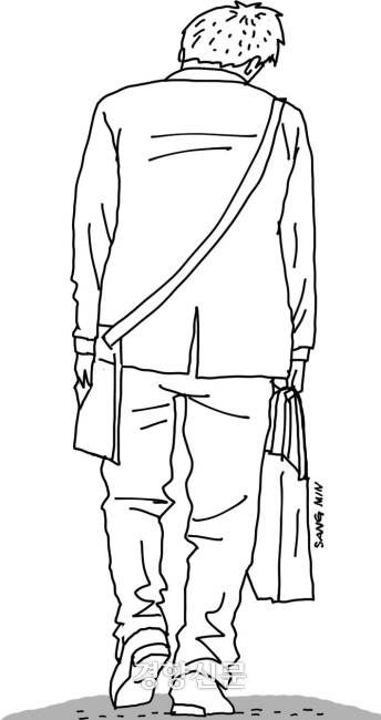 청년의 이미지. 김상민 화백