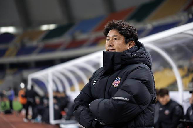 부산아시아드경기장/ K리그 승강플레이오프/ 승강PO1/ 1차전/ 부산아이파크 vs 수원FC/ 수원 김도균 감독/ 사진 김재훈