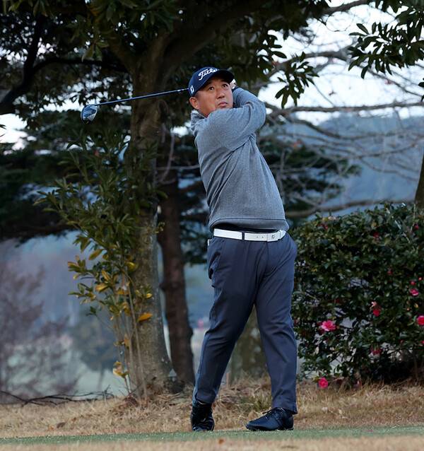 2023년 한국프로골프(KPGA) 챔피언스투어 상금왕에 오른 모중경 프로. 2023시즌 최종전 메이플라워 골프클럽 인비테이셔널 대회에 출전한 모습이다. 사진제공=KPGA