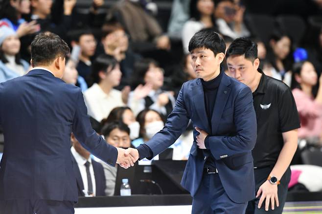 강혁 한국가스공사 감독대행. 사진=KBL 제공