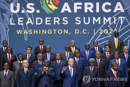 2022년 12월 열린 워싱턴DC에서 열린 '미국-아프리카 정상회의' [EPA=연합뉴스]