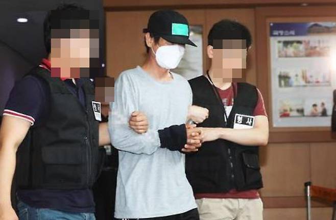 2016년 7월 체포될 당시 A씨. (사진=연합뉴스)