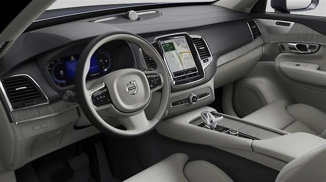 볼보 XC90 인테리어. 볼보코리아 제공
