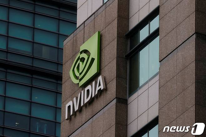 대만 타이페이에 위치한 반도체 기업 엔비디아의 지사 외경. 2023.05.31/ ⓒ 로이터=뉴스1 ⓒ News1 권진영 기자