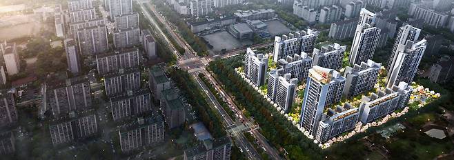 한가람세경 리모델링 조감도