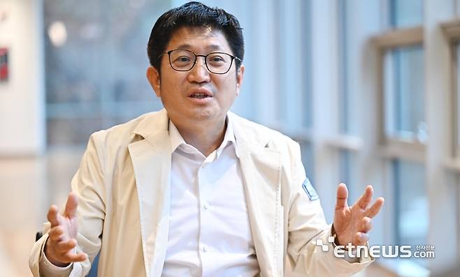 김대진 가톨릭대 정보융합진흥원장 (사진=이동근 기자 foto@etnews.com)