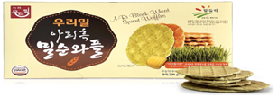 ‘제2회 우수 국산 밀 생산단지 선발대회’에서 대상을 수상한 한국우리밀농협의 우리밀 제품. 농림축산식품부
