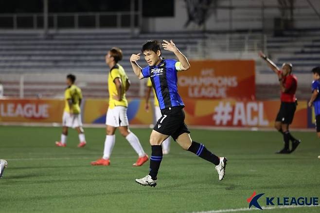 [서울=뉴시스] 프로축구 K리그1 인천유나이티드의 김도혁. (사진=한국프로축구연맹 제공) *재판매 및 DB 금지