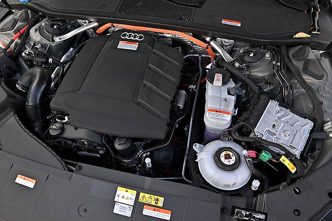 아우디 A7 55 TFSI e 콰트로. 김학수 기자