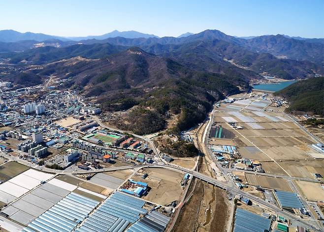 고령 주산성과 연조리 고분군 전경 [연합뉴스 자료사진]