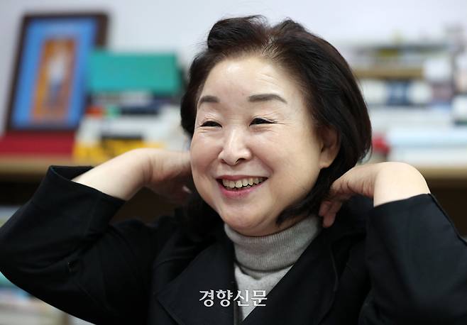 심상정 정의당 의원이 13일 국회 의원회관에서 경향신문과 인터뷰하고 있다. 박민규 선임기자