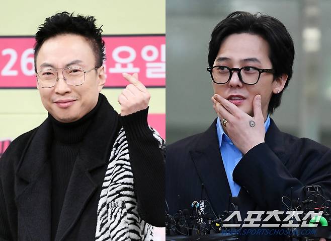 박명수(왼쪽), 지드래곤. 스포츠조선DB