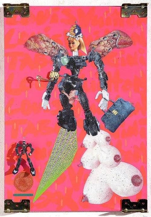 낸시랭의 시그니처 작품 ‘터부요기니’를 활용한 작품.  동아DB