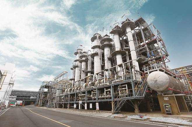 금호석유화학 여수고무2공장.  금호석유화학