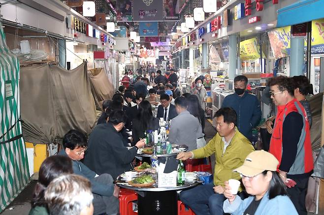 울산 수암한우야시장 모습 [울산 남구 제공. 재판매 및 DB 금지]